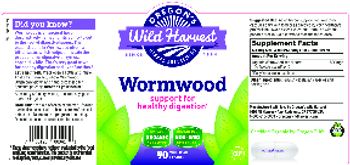 Oregon's Wild Harvest Wormwood - herbal supplement