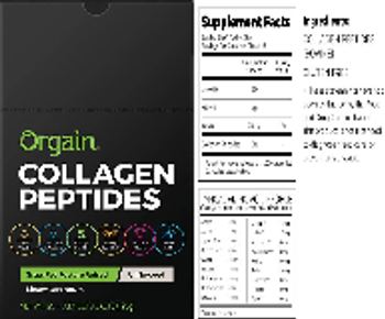 Orgain Collagen Peptides Unflavored - supplement