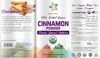 Organic Aura Cinnamon Powder - herbal supplement