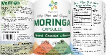 Organic Aura Moringa Capsules 1500 mg - herbal supplement