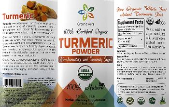 Organic Aura Turmeric Powder - herbal supplement