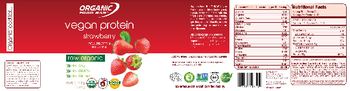 Organic Food Bar Vegan Protein Strawberry - 