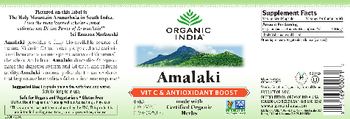 Organic India Amalaki - herbal supplement