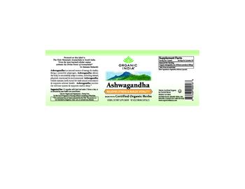 Organic India Ashwagandha - supplement