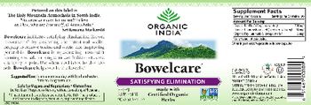 Organic India Bowelcare - herbal supplement