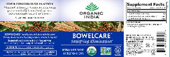 Organic India Bowelcare - herbal supplement