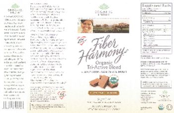 Organic India Fiber Harmony Chocolate Flavor - supplement