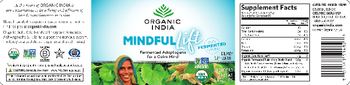 Organic India Mindful Lift - supplement