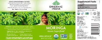 Organic India Moringa - herbal supplement