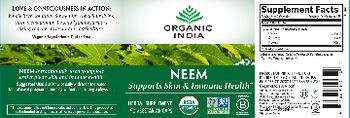 Organic India Neem - herbal supplement