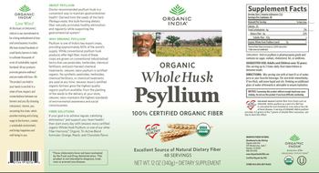 Organic India Organic Whole Husk Psyllium - supplement