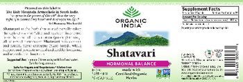 Organic India Shatavari - herbal supplement