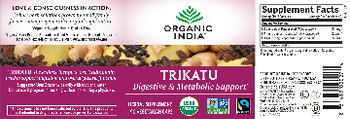 Organic India Trikatu - herbal supplement