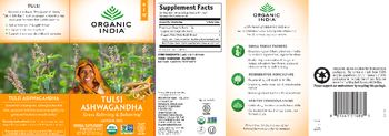 Organic India Tulsi Ashwagandha - herbal supplement