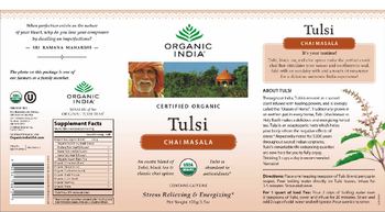 Organic India Tulsi Chai Masala - 
