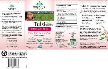 Organic India Tulsi Cinnamon Rose - herbal supplement