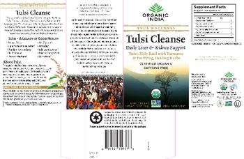 Organic India Tulsi Cleanse Daily Liver & Kidney Support - herbal supplement
