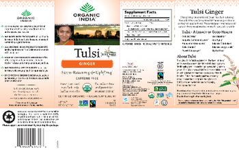 Organic India Tulsi Ginger - herbal supplement