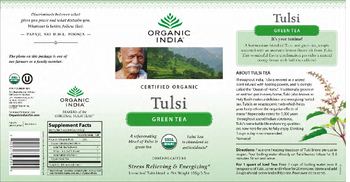 Organic India Tulsi Green Tea - 