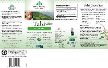 Organic India Tulsi Green Tea - herbal supplement