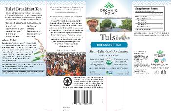 Organic India Tulsi Holy Basil Breakfast Tea - herbal supplement