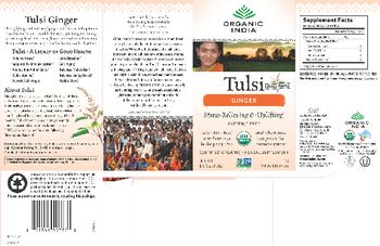 Organic India Tulsi Holy Basil Ginger - herbal supplement