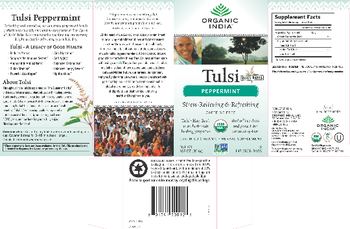 Organic India Tulsi Peppermint - herbal supplement