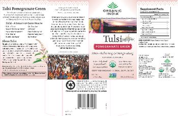 Organic India Tulsi Pomegranate Green - herbal supplement