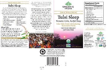 Organic India Tulsi Sleep - herbal supplement
