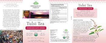 Organic India Tulsi Tea Pomegranate Green - herbal supplement