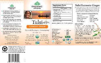 Organic India Tulsi Turmeric Ginger - herbal supplement