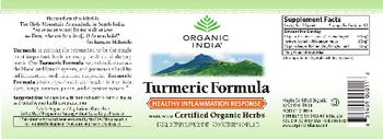 Organic India Turmeric Formula - herbal supplement