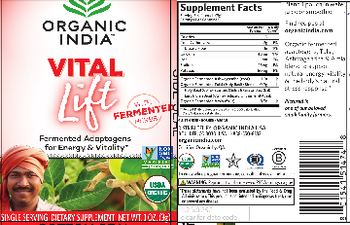 Organic India Vital Lift - supplement