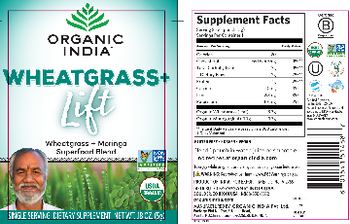 Organic India Wheatgrass+ Lift - supplement