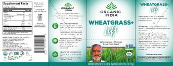 Organic India Wheatgrass + Lift - supplement