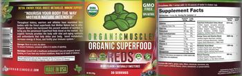 Organic Muscle Organic Superfood Reds Berry Flavor - supplement