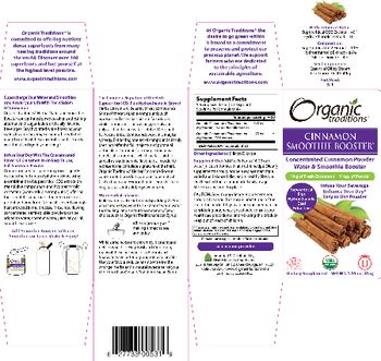 Organic Traditions Cinnamon Smoothie Booster - supplement
