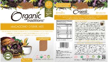 Organic Traditions Macaccino Drink Mix - supplement