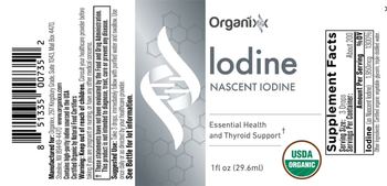 Organixx Iodine - supplement