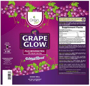 Origin Of Life Grape Glow - supplement