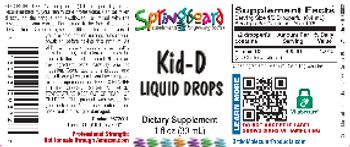 Ortho Molecular Products Kid-D Liquid Drops - supplement