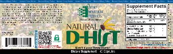 Ortho Molecular Products Natural D-Hist - supplement