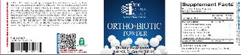 Ortho Molecular Products Ortho Biotic Powder - supplement