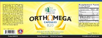 Ortho Molecular Products OrthoMega - supplement