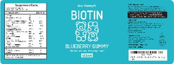 Oso Yummy Biotin Blueberry Gummy - supplement