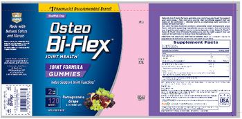 Osteo Bi-Flex Joint Formula Gummies Pomegranate Grape - supplement