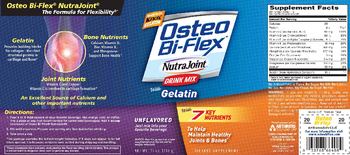 Osteo Bi-Flex NutraJoint Drink Mix With Gelatin Unflavored - supplement