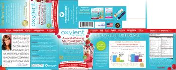 Oxylent Oxylent 5-In-1 Formula Sparkling Berries Flavor - awardwinning multivitamin supplement drink