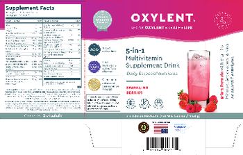 Oxylent Oxylent 5-In-1 Multivitamin Supplement Drink Sparkling Berries - 5in1 multivitamin supplement drink