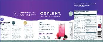 Oxylent Oxylent 5-In-1 Multivitamin Supplement Drink Sparkling Blackberry Pomegranate - 5in1 multivitamin supplement drink